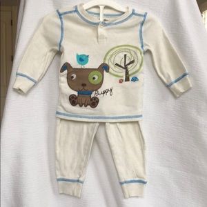 Matching Set  Pajamas or Outfit shirt and pants puppy design